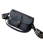 Louis Vuitton Diane Monogram Empreinte Black Satchel Bag — view 2