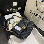 Chanel 19 Small Flap Bag Black — view 3