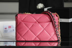 Chanel 19 Flap Bag Medium Pink - 30cm — view 2