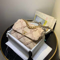 Chanel 19 Medium Denim Flap Bag Beige — view 1
