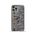 CD iPhone Case with Card Holder Gray — view 1