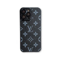 Leather Monogram Phone Case with Lens Protection — view 1
