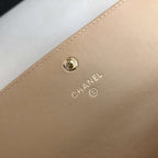 Chanel 19 Quilted Flap Wallet Long Goatskin — view 8