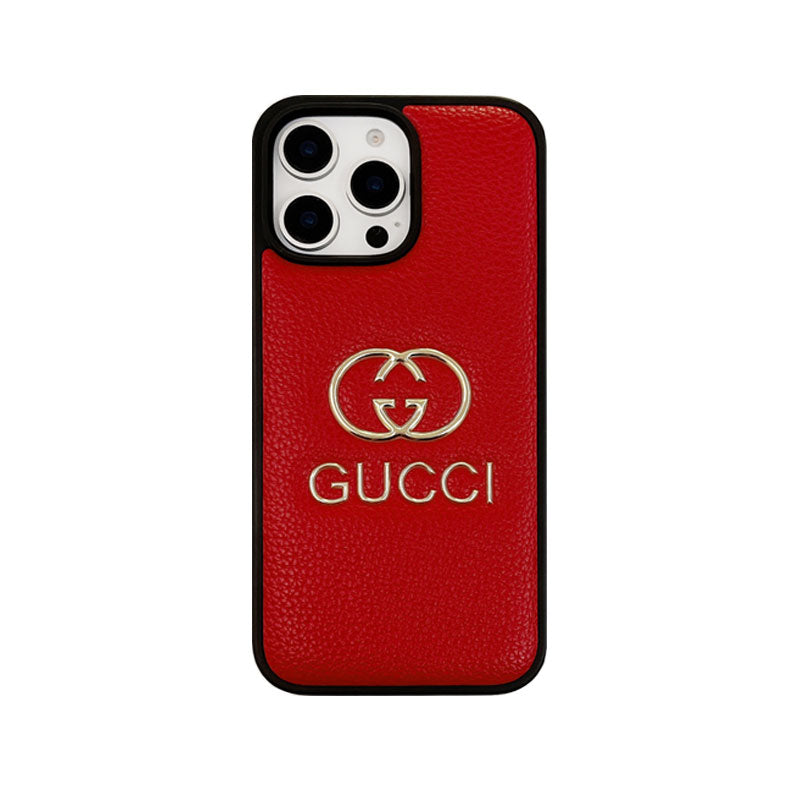 Leather GG Phone Case — view 1