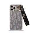 CD iPhone Case with Strap Gray — view 1
