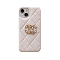 Classic Leather CC Phone Case for iPhone White — view 1