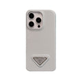 Leather PR Phone Case for iPhone White — view 1