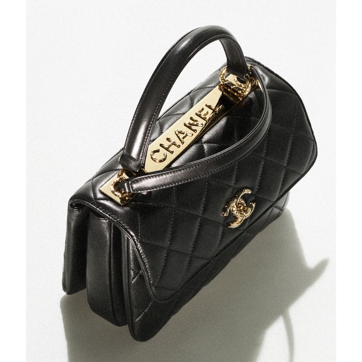 Chanel Trendy CC Flap Bags-Black — view 5