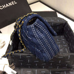 Chanel Denim Quilted Flap Bag — view 6