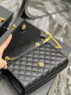 YSL Envelope Bag 21cm 526286 03 - Black — view 4
