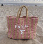 Prada Raffia Bag - Pink — view 2