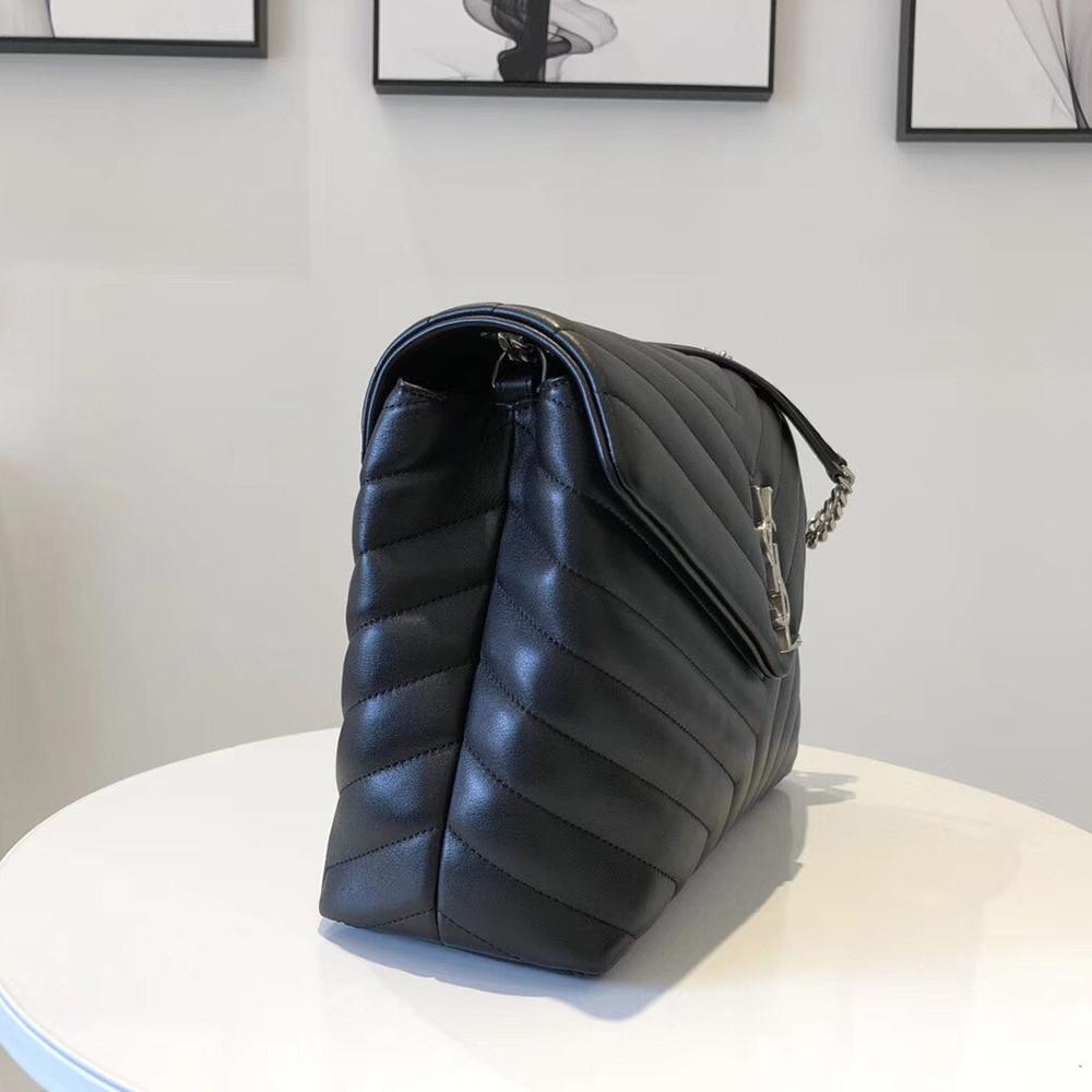 YSL Loulou Small Bag - Nero (Black) — view 5
