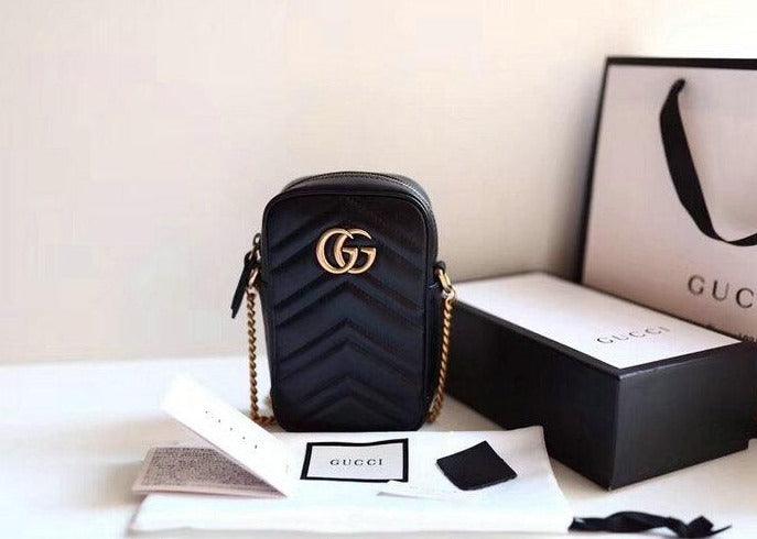 Gucci GG Marmont Mini Shoulder Bag — view 3