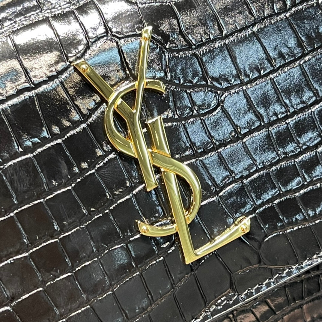 YSL Sunset Bag Small - Black — view 5
