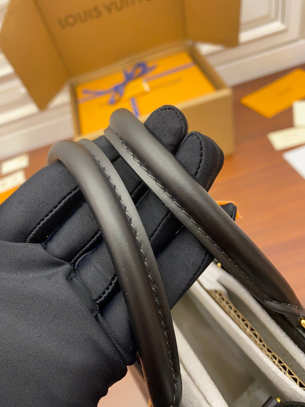 Louis Vuitton LV OnTheGo PM Handbag - Black — view 8