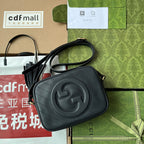 Gucci Blondie Small Shoulder Dark Blue Leather Bag — view 7