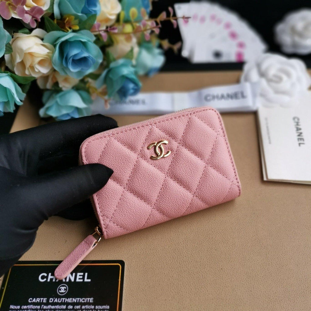 Chanel 22C Pink Zip Coin Wallet — view 4