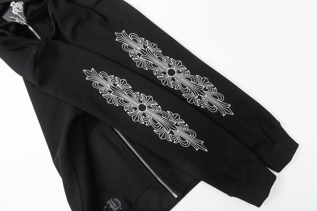 Chrome Hearts New Zip Up Hoodie 8515 — view 11