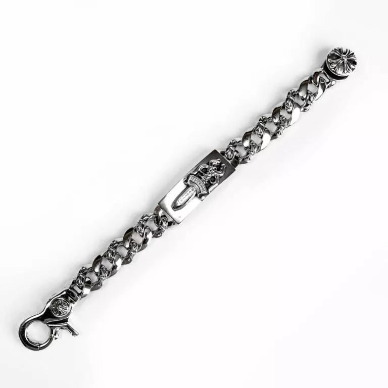 Chrome Hearts DAGGER ID FANCY LINK CLIP BRACELET 6 — view 4