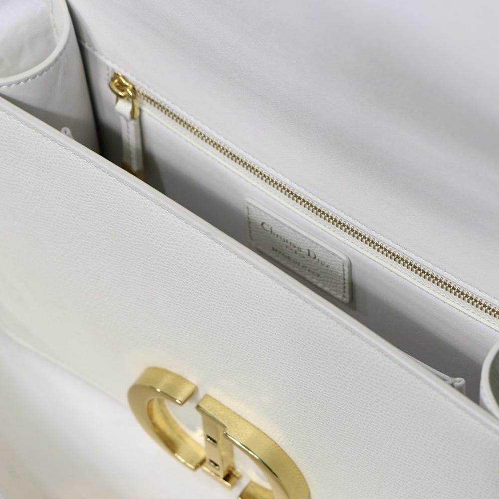 Dior 30 Montaigne Bag Latte Box Calfskin — view 7