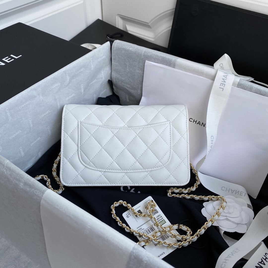 Chanel Wallet On Chain WOC White — view 2