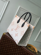 Louis Vuitton OnTheGo MM Tote Bag Monogram Dune Cruise — view 3