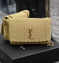 YSL Kate in Raffia Shoulder Bag — view 7