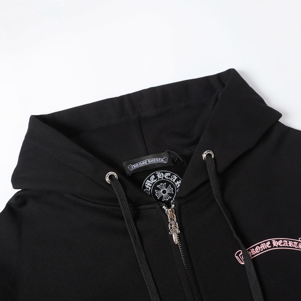 Chrome Hearts New Zip Up Hoodie 8660 — view 5