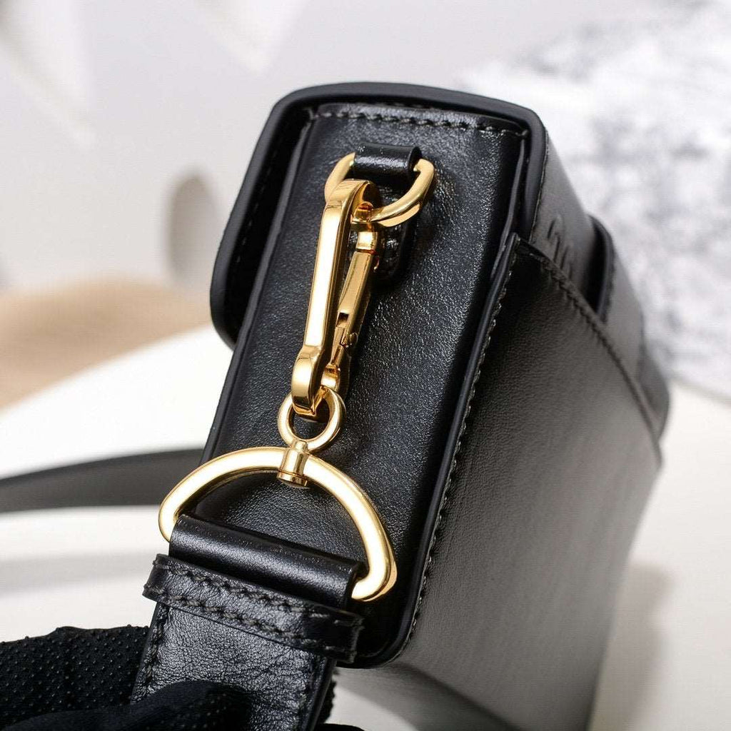 Dior 30 Montaigne Flap Shoulder Crossbody Bag with CD Clasp and Adjustable Leather Strap — view 5
