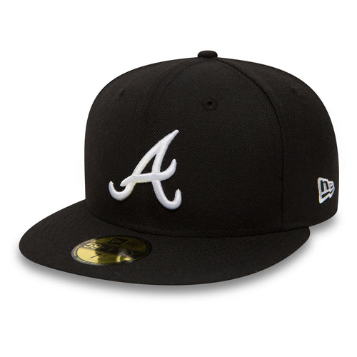 59FIFTY Atlanta Braves Essential Black 59FIFTY Snapback Cap — view 1