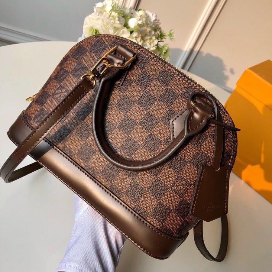 Louis Vuitton Alma BB Damier Ebene Handbag — view 8
