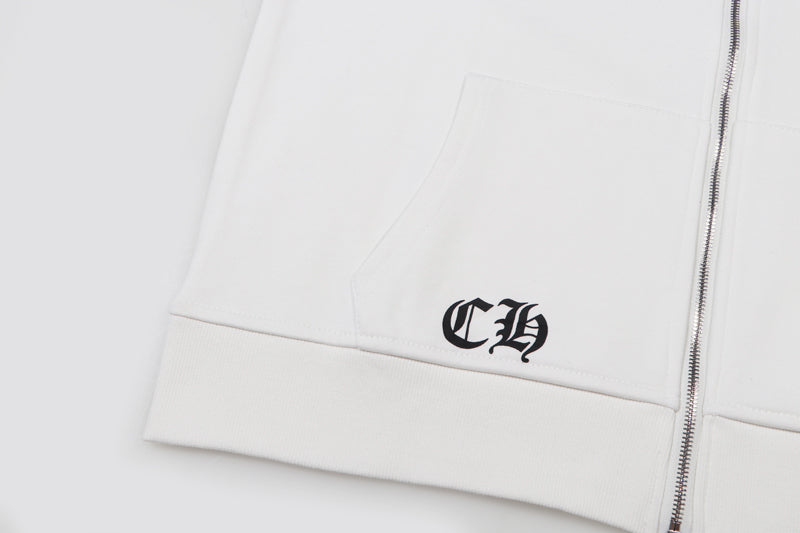 Chrome Hearts New Zip Up Hoodie -5015 — view 19