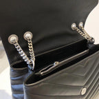 YSL Loulou Small Bag - Nero (Black) — view 4