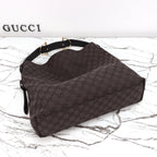 Gucci Beatrix Tote Brown and Dark Brown Original GG Canvas — view 7