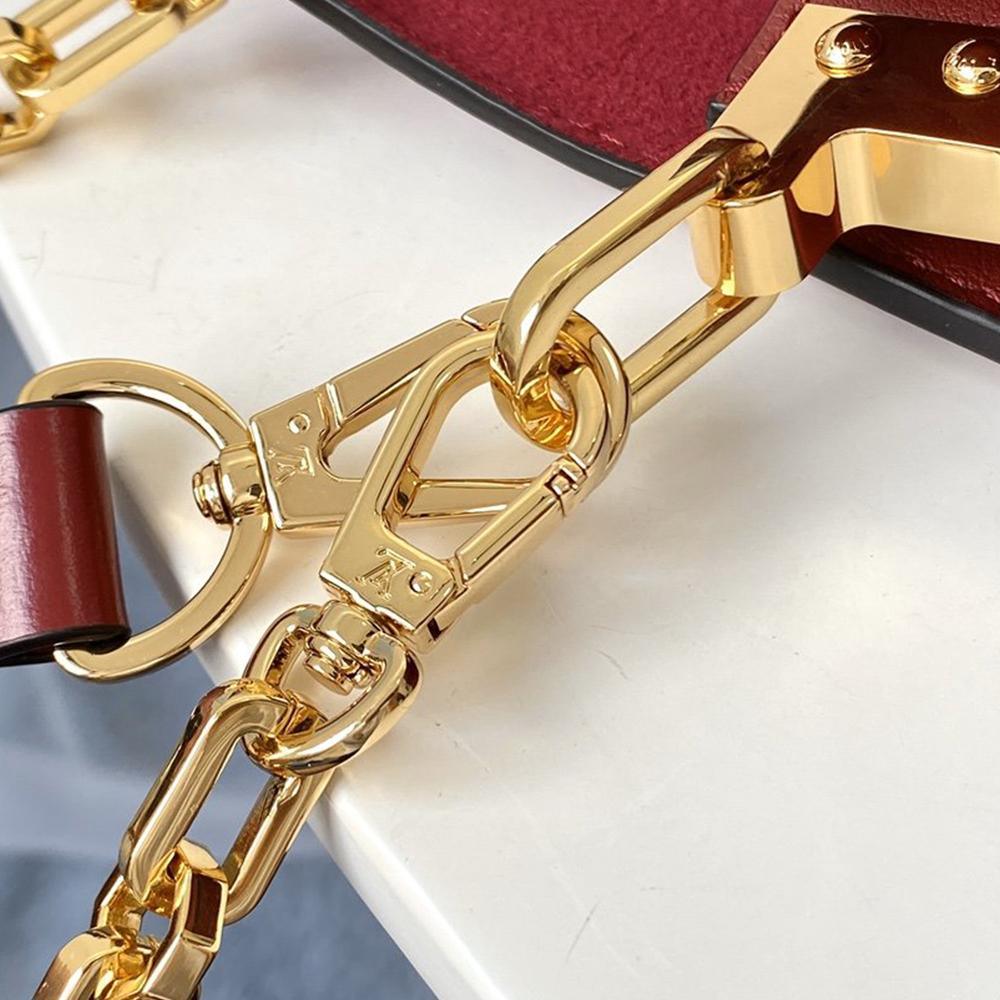LV Dauphine MM Cherry Red Handbag — view 7