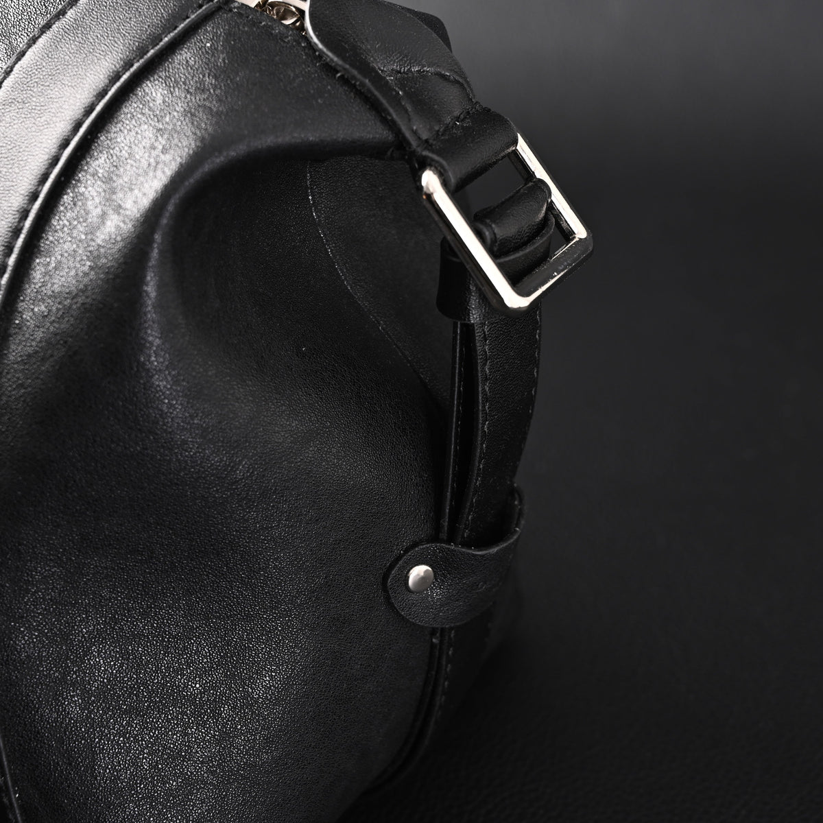 Louis Vuitton Nano Biker Bag in Black Lambskin Leather – Top Handle & Shoulder Carry (M14623) — view 6