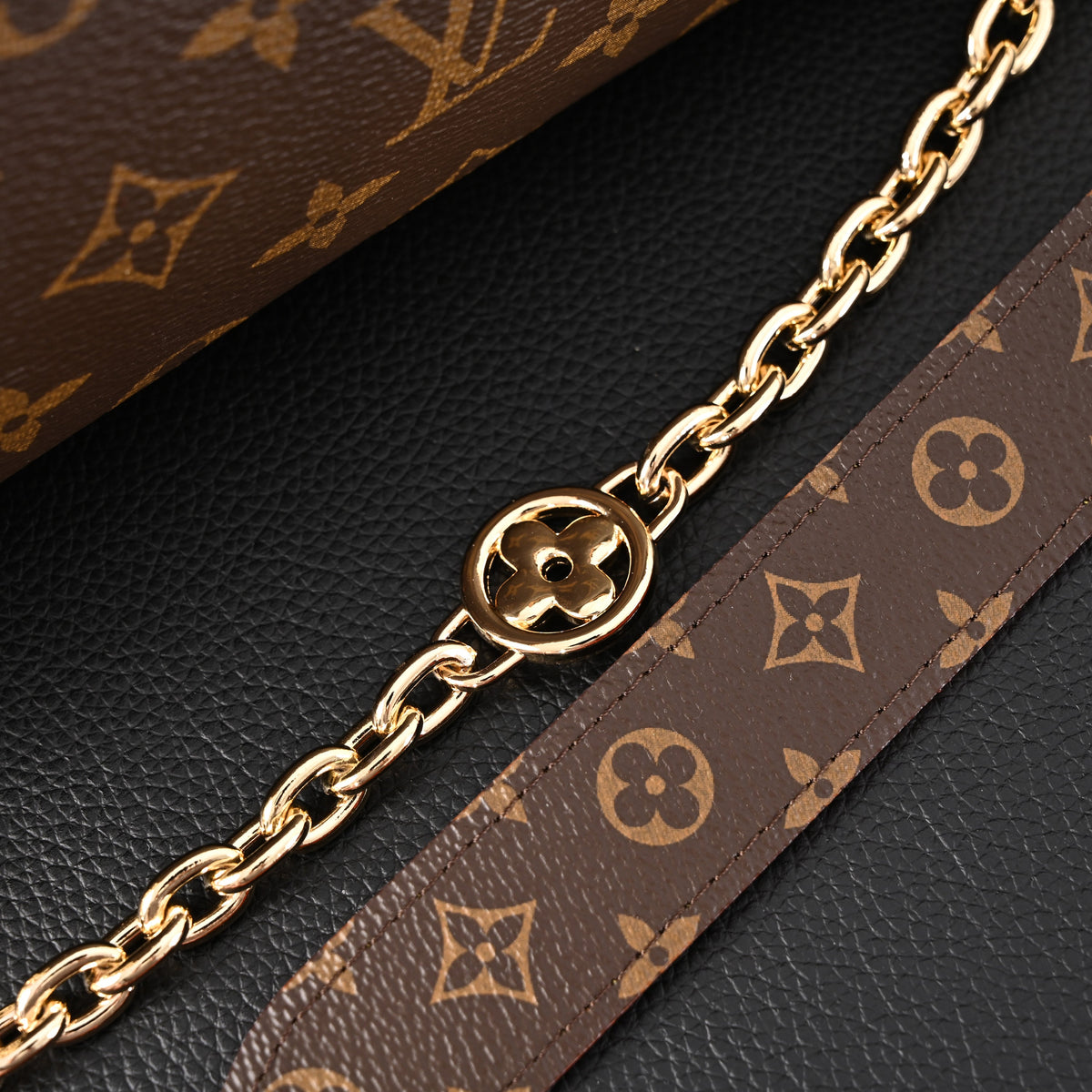 Louis Vuitton Carryall BB Monogram Canvas Shoulder Bag – Classic Brown (M13014) — view 13