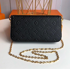Louis Vuitton Félicie Pochette Black — view 6