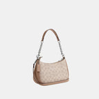 Coach Teri Shoulder Bag - Brown & Beige — view 6