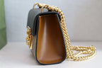 Gucci Padlock 20 Ophidia Leather Black Shoulder Bag — view 4