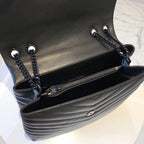 YSL Loulou Small Bag - Nero (Black) — view 5