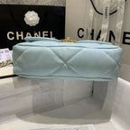 Chanel 19 Small Flap Bag Tiffany Blue — view 6
