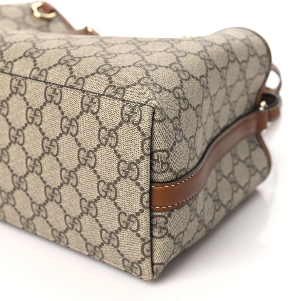 GG Emblem Shopper Medium Tote Bag — view 4