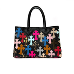 Chrome Hearts Multi-Cross Leather Patch Large Tote Bag — view 1