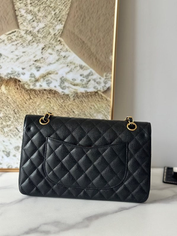 Chanel Classic Flap Bag Medium Gold Hardware — view 2