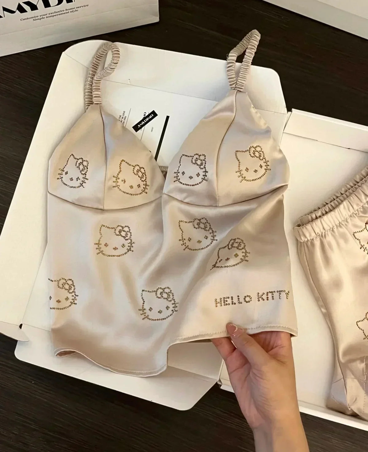 Hello Kitty Silky Pajama Set — view 1