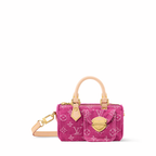 LV Nano Speedy Denim Handbag — view 1