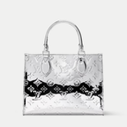 LV OnTheGo PM Silver Tote Bag — view 1