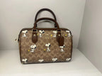 Coach x Peanuts Rowan Satchel Bag Signature Canvas — view 1
