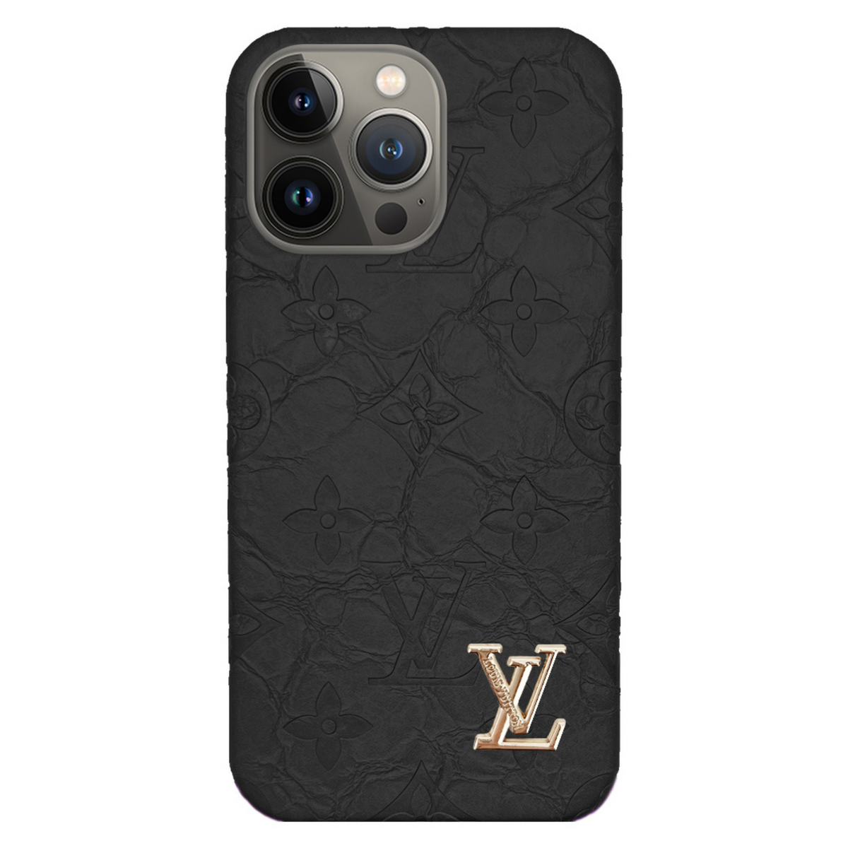 LV' Hammered Effect iPhone iPhone Case — view 1
